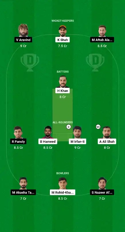 T10 Dream11 Team SHA vs DUB